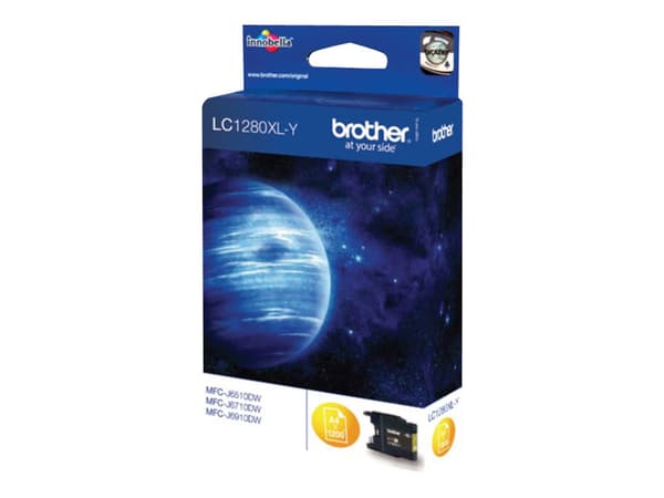 Brother LC1280XLY - Gul - original - blekkpatron - for Brother MFC-J5910DW, MFC-J6510DW, MFC-J6710DW, MFC-J6910DW