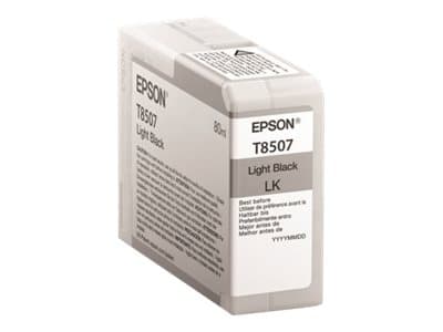 Epson Singlepack Light Black T850700, Väriainepohjainen muste, 80 ml, 1 kpl