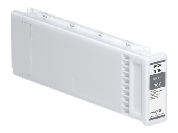 Epson Singlepack Dark Gray T800700 UltraChrome PRO 700ml, Väriainepohjainen muste, 700 ml, 1 kpl