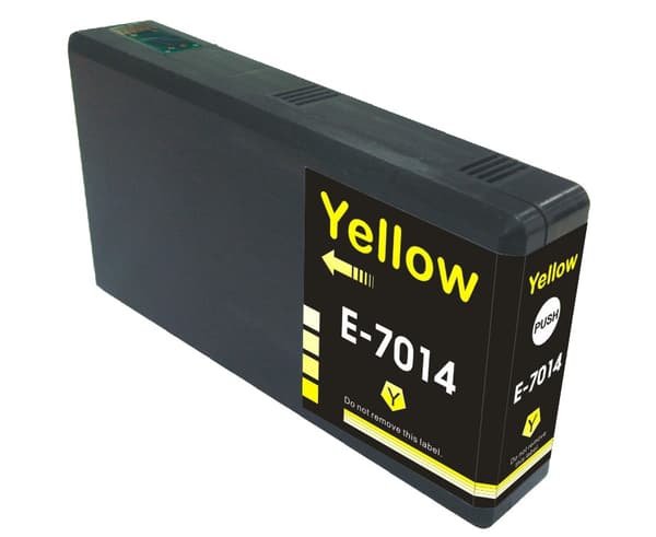 Kompatibel - Epson T7014 Y blækpatron - Gul 36 ml