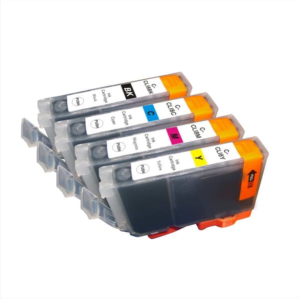 Kompatible - Canon CLI 8 Sampak 4 stk, 56 ml