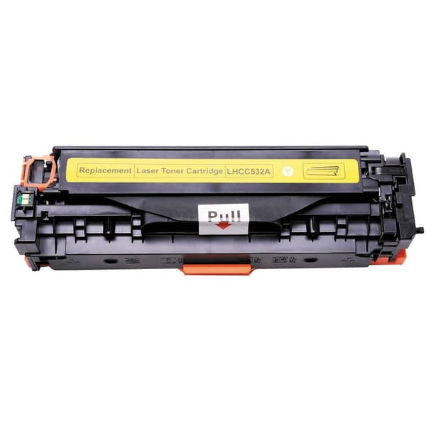 Kompatibel - HP 532A/412A (CC532A) Y Lasertoner gul, 2800 sider