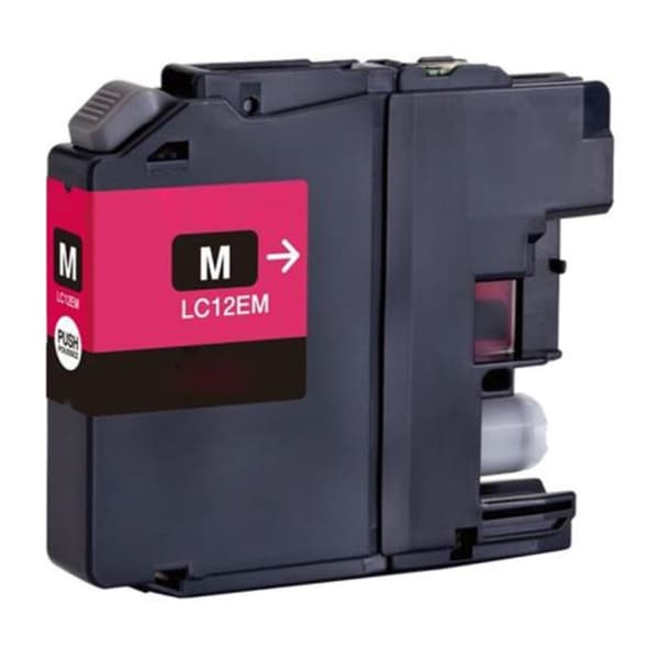 Kompatibel - Brother LC12E M blekkpatron - Magenta 15 ml
