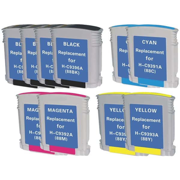 Kompatibel - HP 88 XXL Bläckpatroner Rabattpaket 10 st 444 ml
