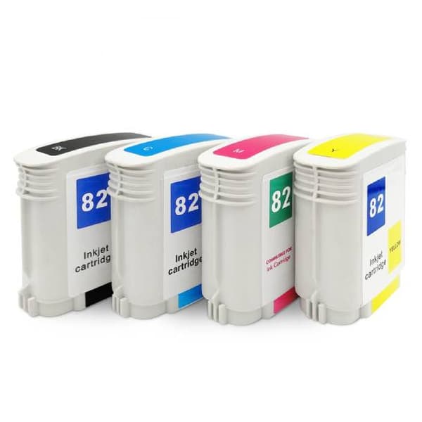 Kompatibel - HP 82 blekkpatron økonomipakke 4 stk 276 ml