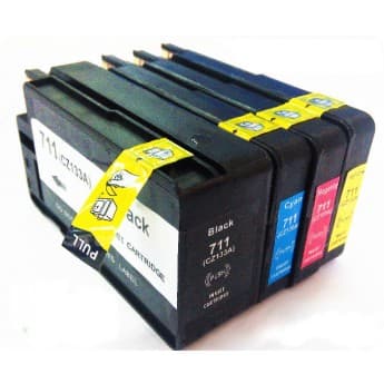 Kompatibel - HP 711 XL Bläckpatroner Rabattpaket 4 st 170 ml