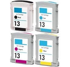 Pixojet blekkpatroner HP 13 - C4814A, 4-pakning 84 ml