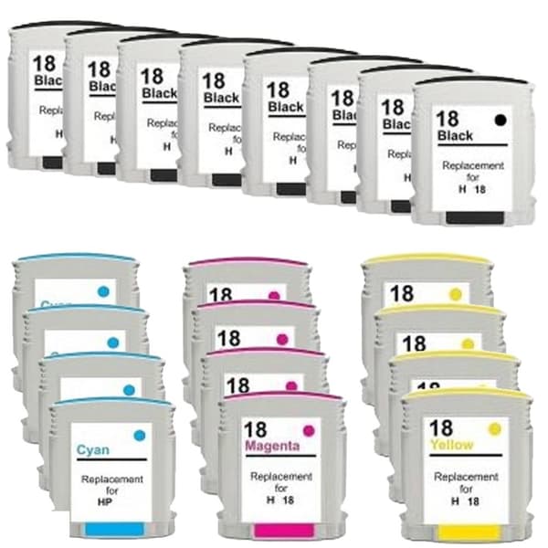 Pixojet-mustekasetit HP 18 - C4936A, 20 kpl 888 ml