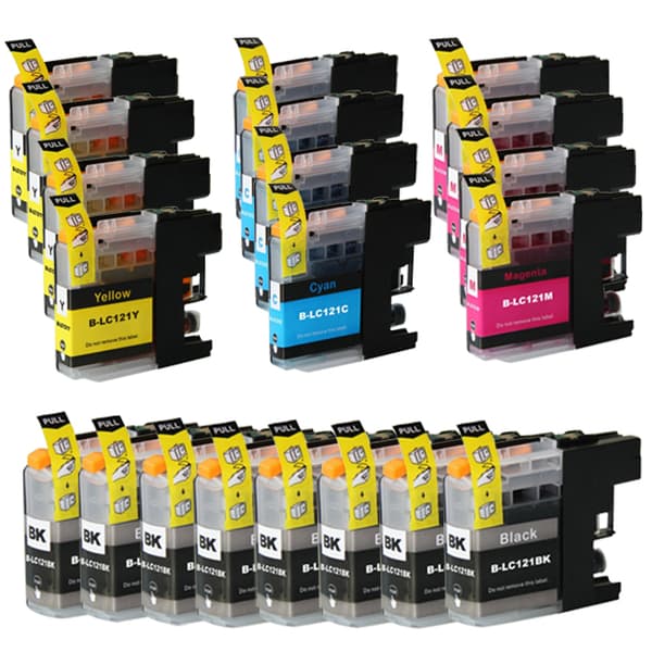 Pixojet Bläckpatroner Brother LC 121, 20 st Rabatterat paket 248ml