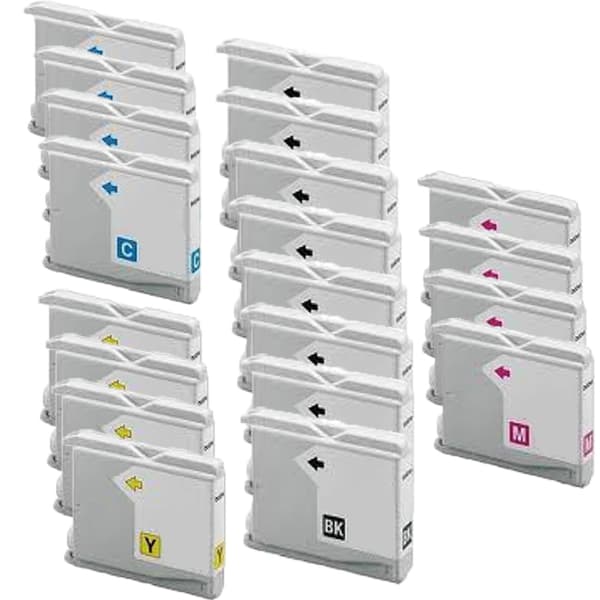 Pixojet bläckpatroner Brother LCD 1000 XL, 20-pack 720 ml