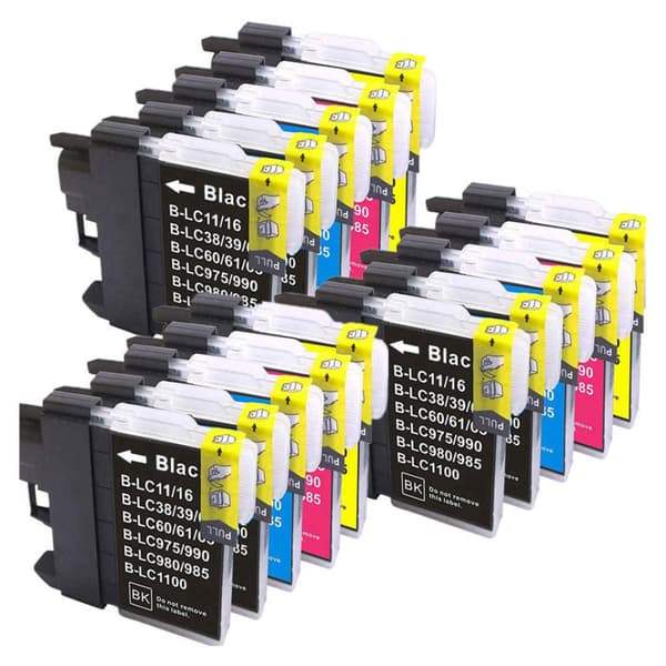Brother LC 1100 blekkpatroner, 15-pakning 258 ml