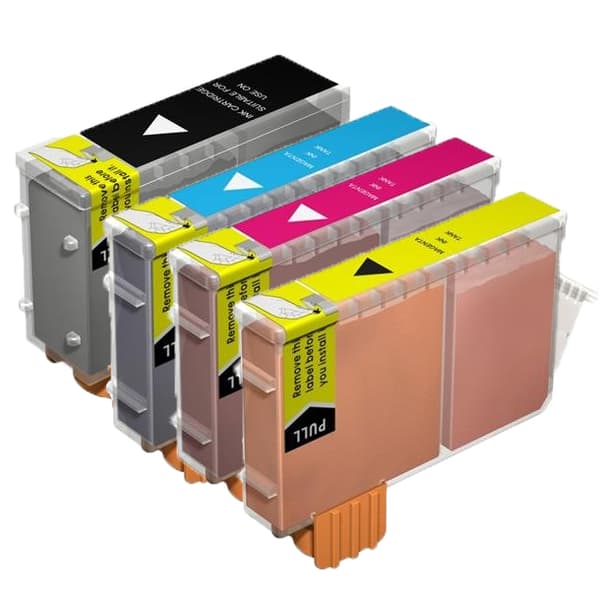 Pixojet Blekkpatroner Canon BCI-3e / PGI5 - 4479A002, 4-pakning 71ml