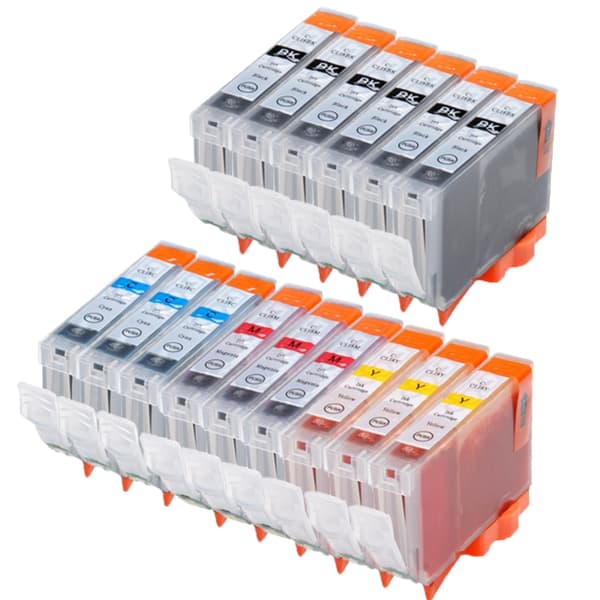 Pixojet blækpatroner Canon CLI 8 - 0620B001, 15 stk. rabatpakke 210 ml