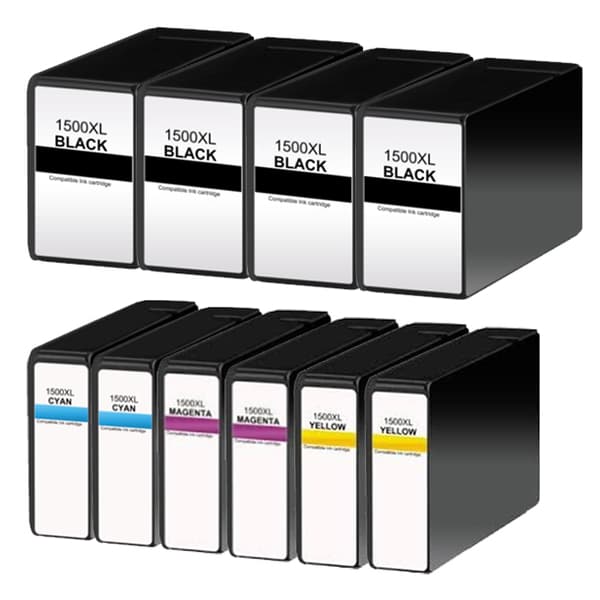 Pixojet Blekkpatroner Canon PGI 1500 XL - 9182B001, 10-pakning rabattpakke 226 ml