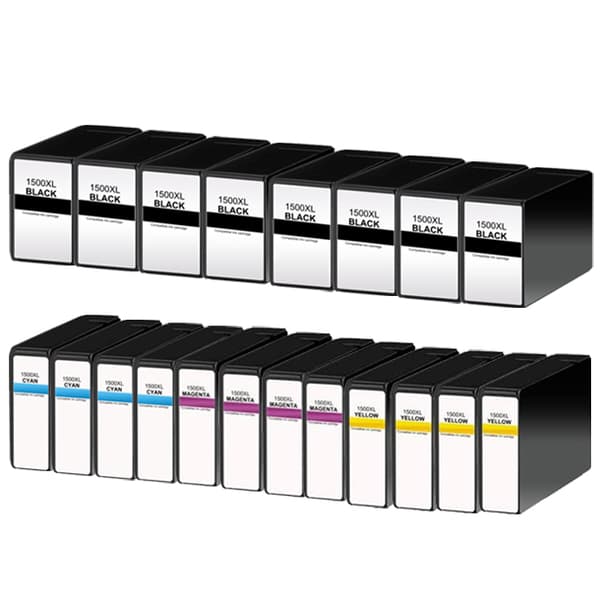 Pixojet blekkpatroner Canon PGI 1500 XL - 9182B001, 20-pakning rabattpakke 452 ml