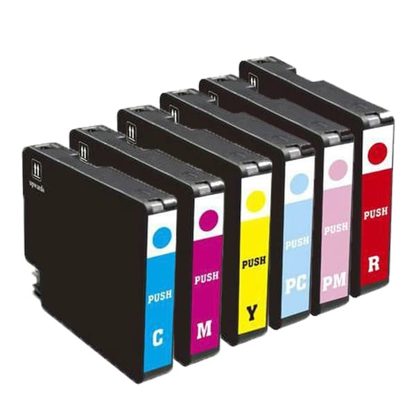 Pixojet Bläckpatroner Canon PGI 29 - 4873B005, 6-pack rabatterat paket 228 ml