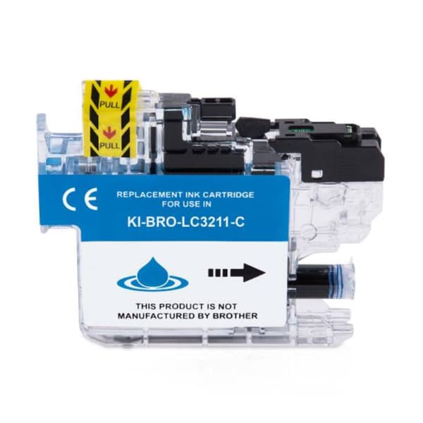 Kompatibel - Brother LC 3211C blekkpatron - Cyan 4 ml