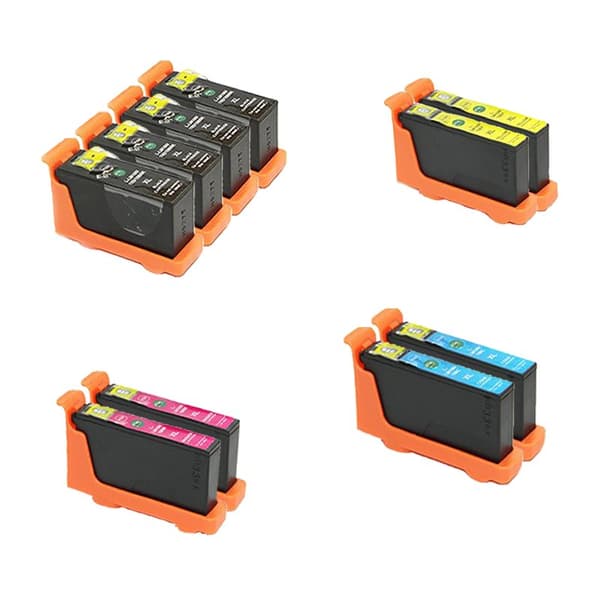 Pixojet bläckpatroner Lexmark 100 XL - 014N1068E, 10-pack rabatterat paket 151 ml