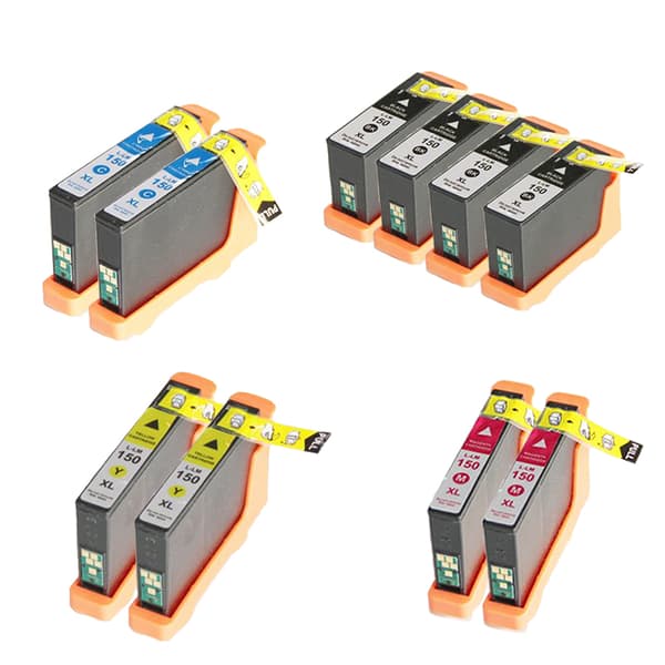 Pixojet-mustekasetit Lexmark 150 XL - 14N1614E, 10 kpl 202 ml
