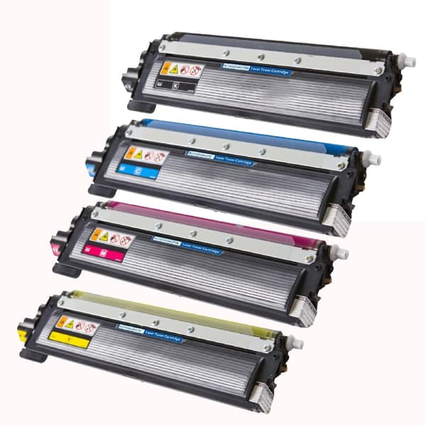 Kompatibel - Brother TN240 combo pack 4 stk lasertoner - BK/C/M/Y 6400 sider