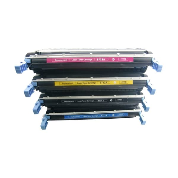 Kompatibel - HP 645A combo pack 4 stk lasertoner - BK/C/M/Y 49000 sider