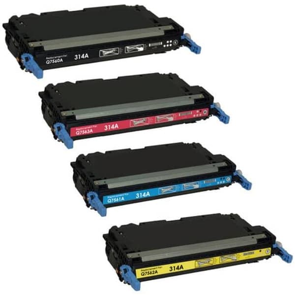 Kompatibel - HP 314A combo pack 4 stk lasertoner - BK/C/M/Y 17000 sider