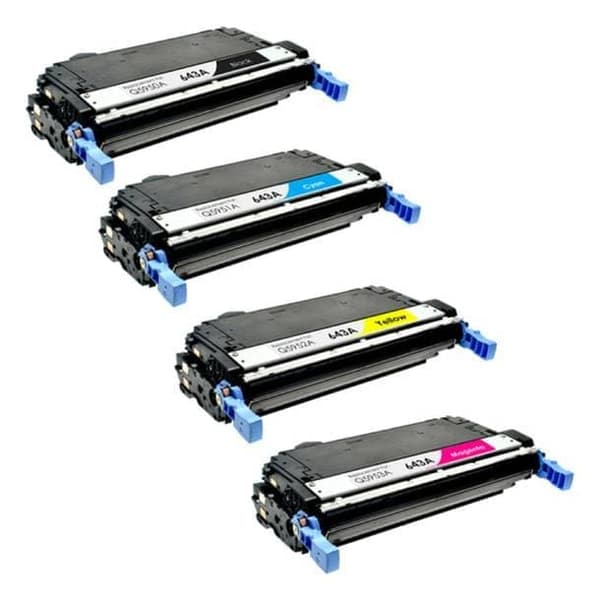 Kompatibel - HP 643A combo pack 4 stk lasertoner - BK/C/M/Y 41000 sider