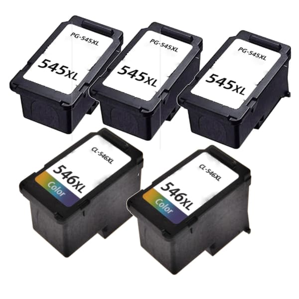 Kompatibel - Canon PG 545 XL / CL 546 XL combo pack 5 stk 60 ml