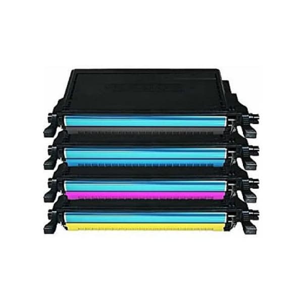 Kompatibel - Samsung CLP-607/610/660 combo pack 4 stk Lasertoner - BK/C/M/Y 20500 sider