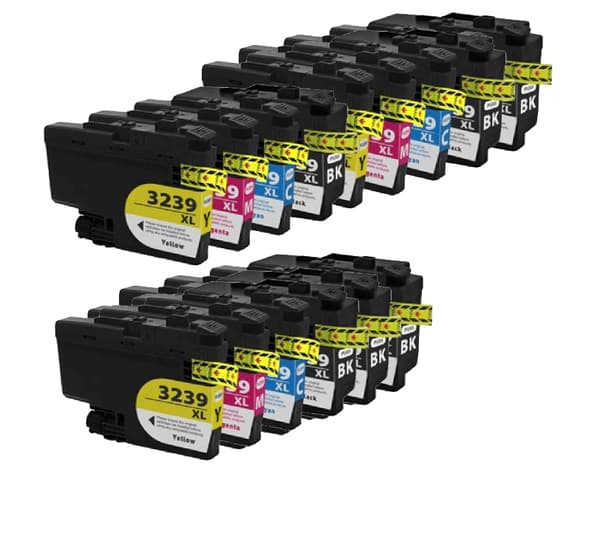 Kompatibel - Brother LC 3239 XL combo pack 15 stk bläckpatron (1230 ml)