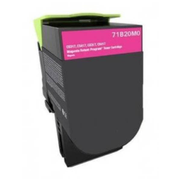 Kompatibel - Lexmark CS317/CS417 M Lasertoner - 71B2OMO - Magenta 2300 sider