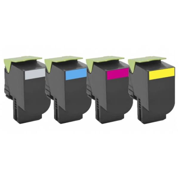 Kompatibel - Lexmark 702 combo pack 4 stk Lasertoner - BK/C/M/Y 13000 sider