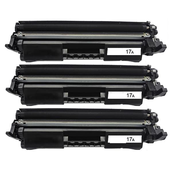Kompatibel - HP 17A BK combo pack 3 stk Toner - CF217A - Svart 4800 sider