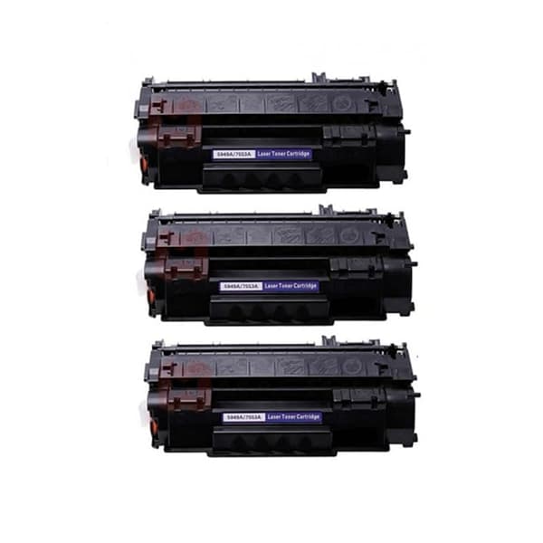 Kompatibel - HP Q5949A/Q7553A BK combo pack 3 stk Toner - Sort 7500 sider