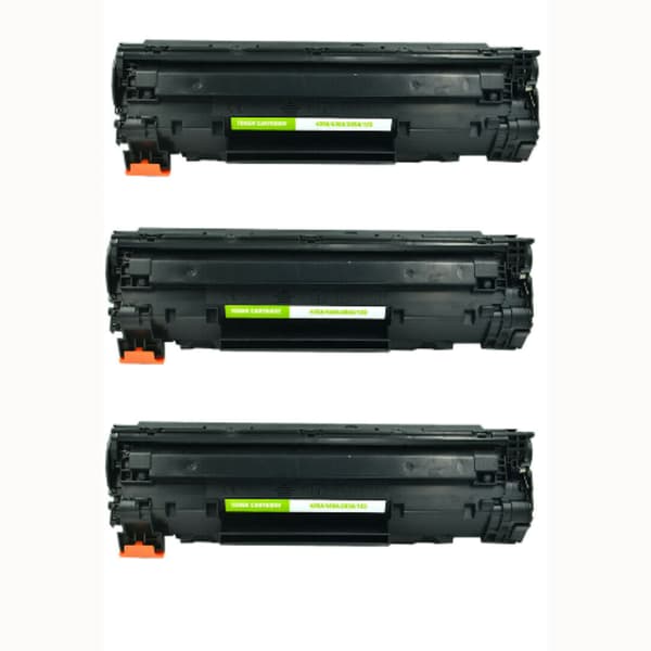 Kompatibel - HP 435A/436A/285A BK combo pack 3 stk Toner - Svart 6000 sider