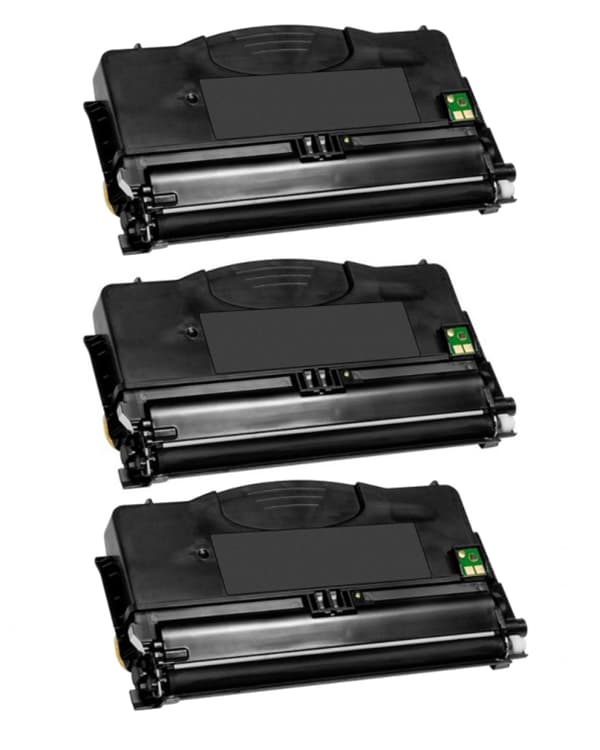 Kompatibel - Lexmark 12016SE BK combo pack 3 stk Toner - Sort 6000 sider
