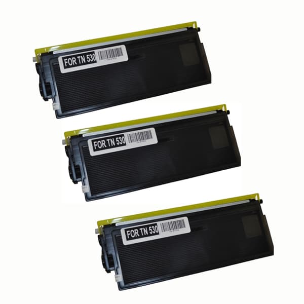 Kompatibel - Brother TN 530 BK combo pack 3 stk Toner - Svart 9900 sider
