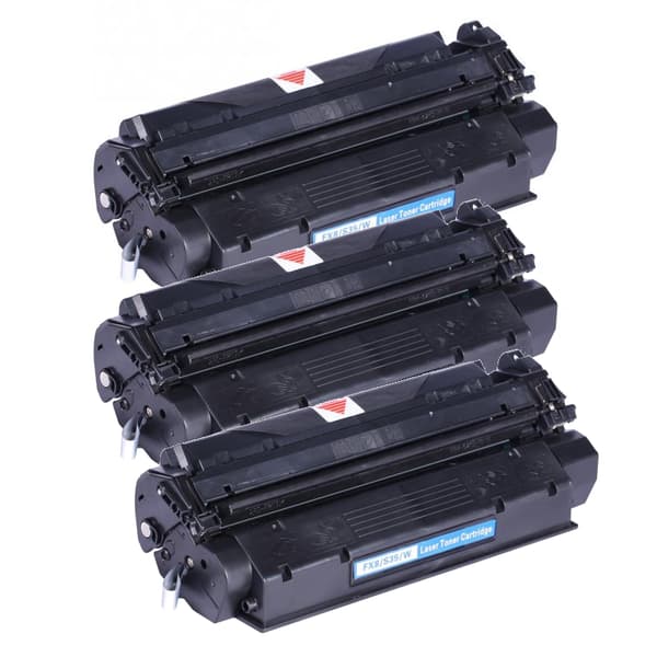 Kompatibel - Canon T / FX 8 / S 35 / CRG BK combo pack 3 stk Toner - 7833A002 AA - Svart 10500 sider