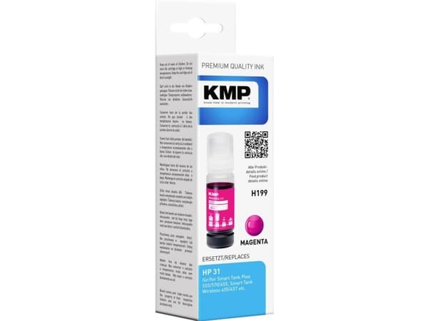 KMP SINGLEPACK H199, Fiolblå, 70 ml, 1 stykker, 0 sider, 8000 sider, Enkeltpakke