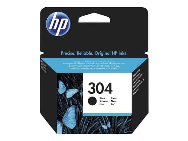HP 304 svart original blekkpatron