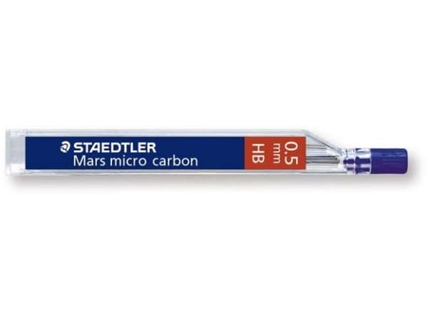 Staedtler 250 05-HB, HB, Grå, 0,5 mm, 12 stk
