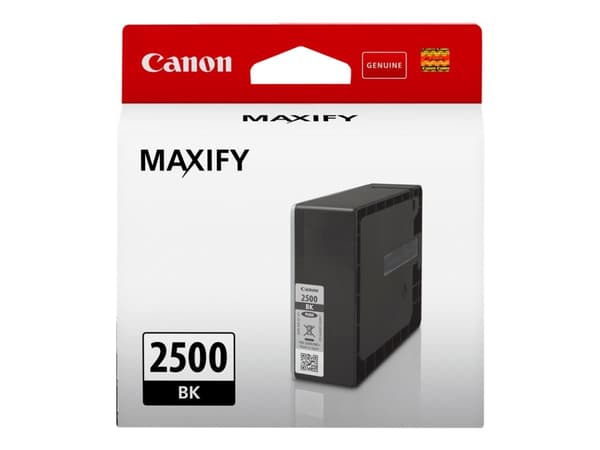 Canon PGI-2500 BK - 29.1 ml - svart - original - bläcktank - för MAXIFY iB4050, iB4150, MB5050, MB5150, MB5155, MB5350, MB5450, MB5455
