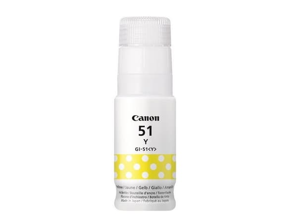 Canon GI 51 Y - Gul - original - blekkrefill - for PIXMA G1520, G2520, G2560, G3520, G3560