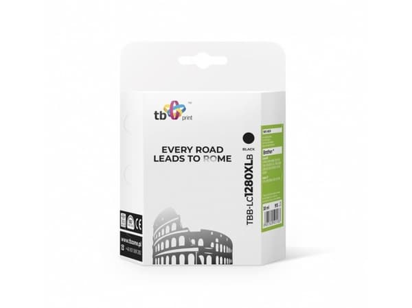 TB - 30 ml - svart - kompatibel - blekkpatron (alternativ for: Brother LC1280XLBK) - for Brother MFC-J5910DW, MFC-J6510DW, MFC-J6710DW, MFC-J6910DW