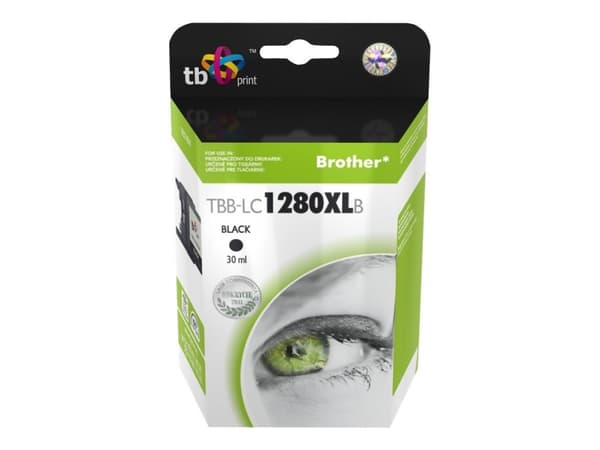 TB - 30 ml - svart - kompatibel - blekkpatron (alternativ for: Brother LC1280XLBK) - for Brother MFC-J5910DW, MFC-J6510DW, MFC-J6710DW, MFC-J6910DW