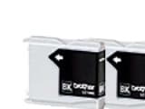 Brother LC1000BK - Svart - original - blekkpatron (en pakke 2) - for Brother DCP-350, 353, 357, 560, 750, 770, MFC-3360, 465, 5460, 5860, 660, 680, 8