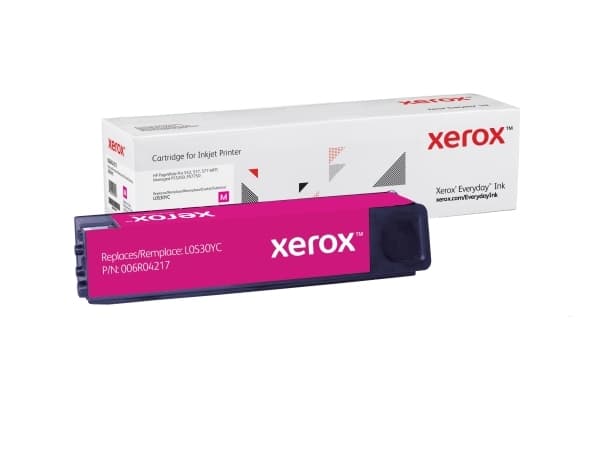 Everyday Erittäin suuri kapasiteetti Magenta PageWide-kasetti Xeroxilta, HP L0S30YC -yhteensopiva, 16000 sivua (006R04217), 16000 sivua, Magenta, 1 k