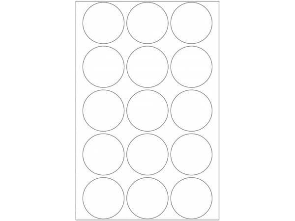 HERMA 2277, Läpinäkyvä, Ympyrä, Saksa, 16 mm, 16 mm, 1,6 cm
