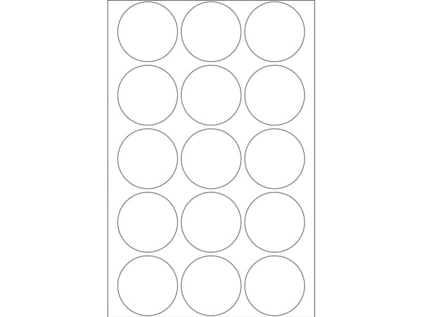 HERMA 2277, Läpinäkyvä, Ympyrä, Saksa, 16 mm, 16 mm, 1,6 cm