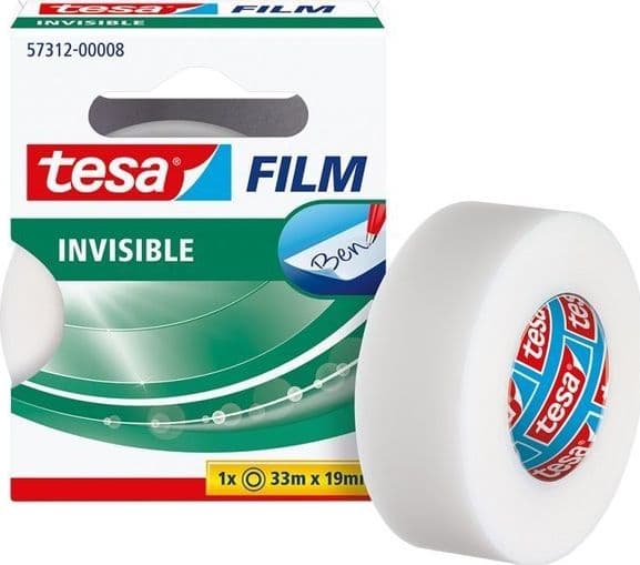 TESA 57312, 33 m, Transparent, 19 mm